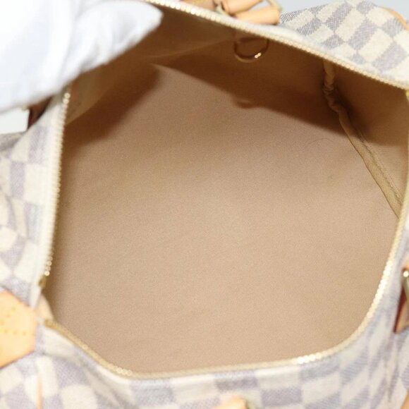 LOUIS VUITTON Damier Azur Speedy 30 Hand Bag N41533 LV Auth 88905AV - Picture 11 of 16